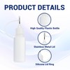 Eophmi Precision Tip Applicator Bottle 8pcs Needle Bottle Applicator 10ml