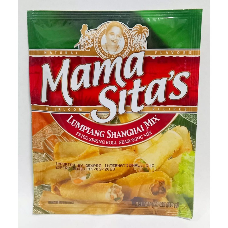 Mama Sita's Lumpiang Shanghai Mix (6 Packs x 40g) Fried