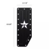 RBP BLACK METAL AUTOMATIC GAS/BRAKE COVER PEDAL PADS FOR TRUCK