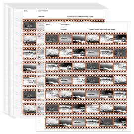 Skybooly 100 Pcs 135 35mm Film Negative Sleeves Negative Page Preserver Film Negative Storage Archival Storage Sheet for Organizing Films