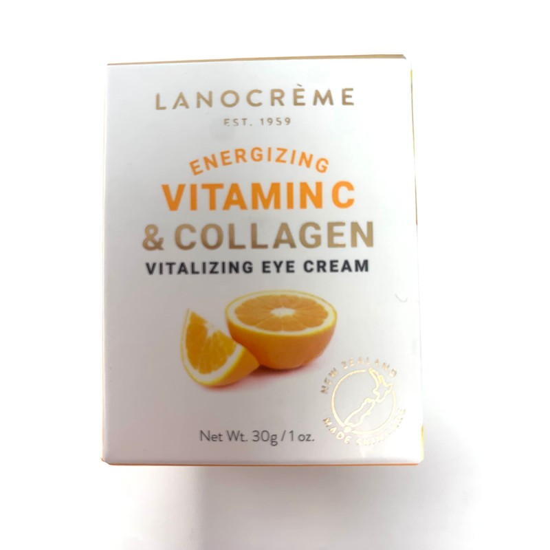 Lanocreme Crema Energizante Para Ojos Con Vitamina C Y Colágeno