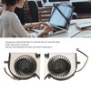 Laptop Cooling Fan 4pin Power DC5V Metal Shell ABS Light