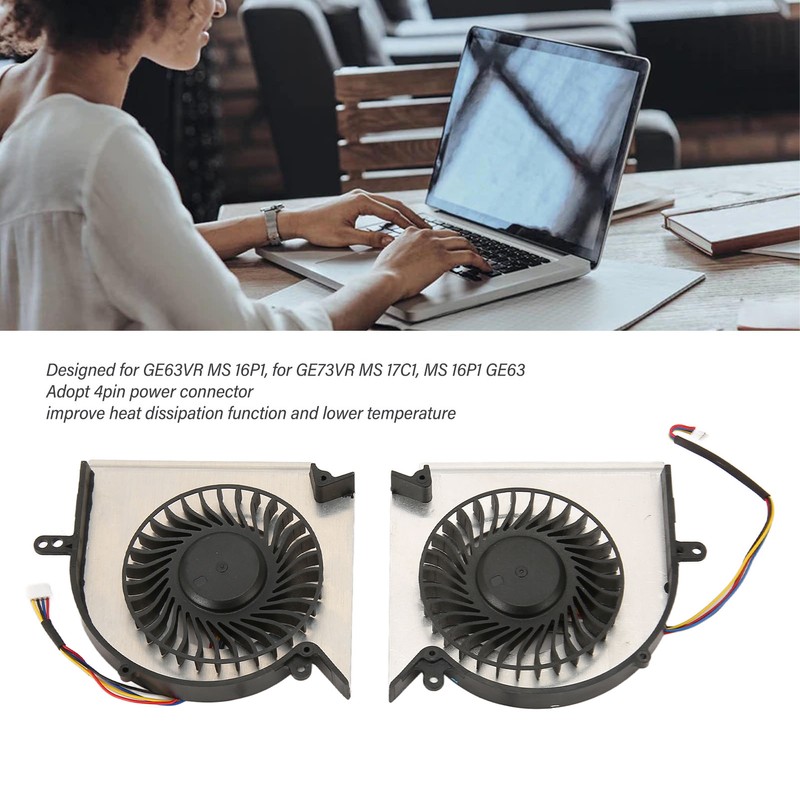Laptop Cooling Fan 4pin Power DC5V Metal Shell ABS Light