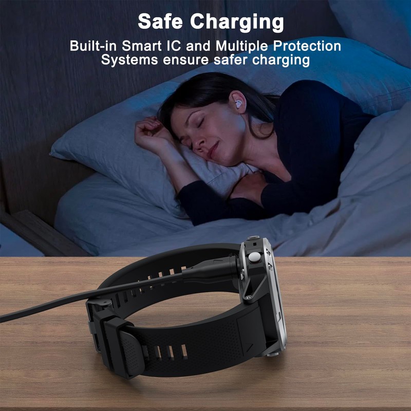 Demark Compatible for Garmin Watch Charger Cable (100cm_USB C_1 Pack)