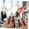 Abaodam 1 Pair Heavy Strength Wooden Finger Exerciser Durable Hand