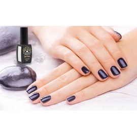 Black Elite Gel Polish 8ml Global Fashion - Unleash Creativity with 381(2 of 3) Long-Lasting Gel Colors, Chip-Free, High-Shine, Vegan, UV/LED Curable, Salon-Quality Manicures at Home | (136, 8ml)