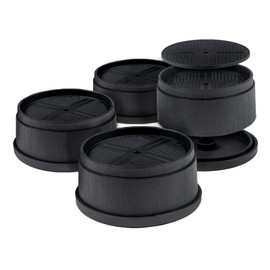 Uping Set of 4 Bed Raisers, Furniture Raisers, Table Raisers, Elephant Foot Raisers, Bed Risers, Sofa Raisers, Strong Space-Saving Risers