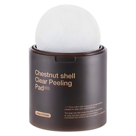 Mediheal Chestnut Peel Exfoliating Smooth Texture Pad 240ml, 60 Sheets, 1 Pack / 메디힐 율피 각질 매끈결 패드 240ml, 60매입, 1개
