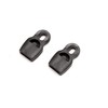 Bicycle Mudguard Attachment Clip Holder V Struts Black Pack of