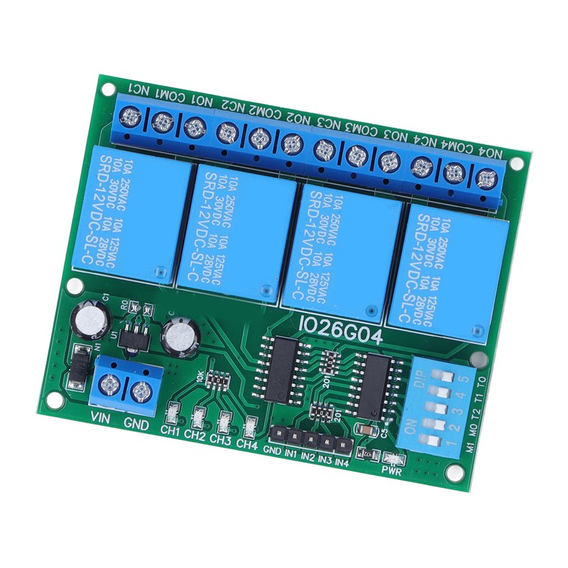 Relay Module 4 Channel Control Board Switch Controller DC 12V