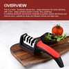 Premium 4-in-1 Knife Sharpening Kit, Kitchen knife sharpener with Anti-Cut