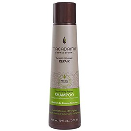 Macadamia Professional Nourishing Moisture Shampoo - 10oz. - Medium to Coarse Hair Textures - Moisturizes & Strengthens - With Argan Oil - Sulfate, Gluten & Paraben Free, Safe for Color-Treated Hair