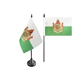 Flaggenfritze Saxon Table Flag German Empire 1806 - 1918 Flag + Free Sticker
