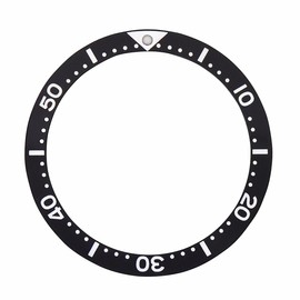 WATCH BEZEL INSERT 41MM COMPATIBLE WITH SEIKO DIVER 6105-8000 WATCH 37MM X 31.5MM BLACK