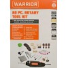 warrior 80 Pieces Electric AC/DC Rotary Tool Kit Cut Drill