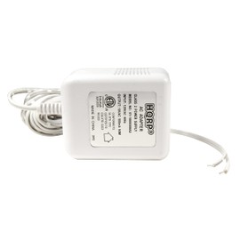 HQRP 18 Volt AC Power Adapter Transformer Compatible with Smart Video Doorbells Nest Hello, Ring, Ring-2, Ring-3, Arlo, Zmodo, Eufy Power Supply, 20ft Cable, White, ETL Listed