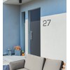 Metzler Modern House Number Made of Solid Steel – Modern