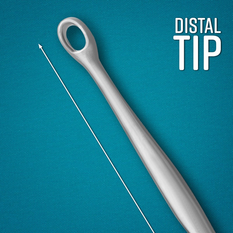 DEXSUR Fox Dermal Curette 1 mm Round Dermatology Scrape Instruments