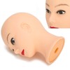 Female Bald Mannequin Head 19.3 in Professional Cosmetology Face Makeup