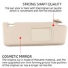 Dasbecan Left Driver & Right Passenger Side Sun Visor Compatible