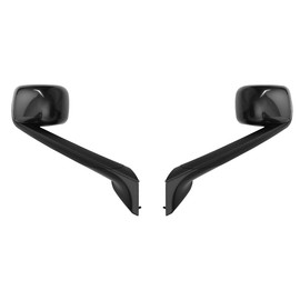 SEPEY Hood Mirror Assembly for Freightliner New Cascadia 2018-2021,Black,a Pair(Left and Right),SP8619B-L/R