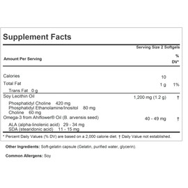 Andrew Lessman PC Liver & Brain Benefits 60 Softgels - Phosphatidyl Choline, Most Important Building Block for Healthy Liver and Brain Structure and Function. No Additives. Easy to Swallow Softgels