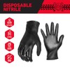 Big Time productos grasa overol guantes de nitrilo desechables, X-large