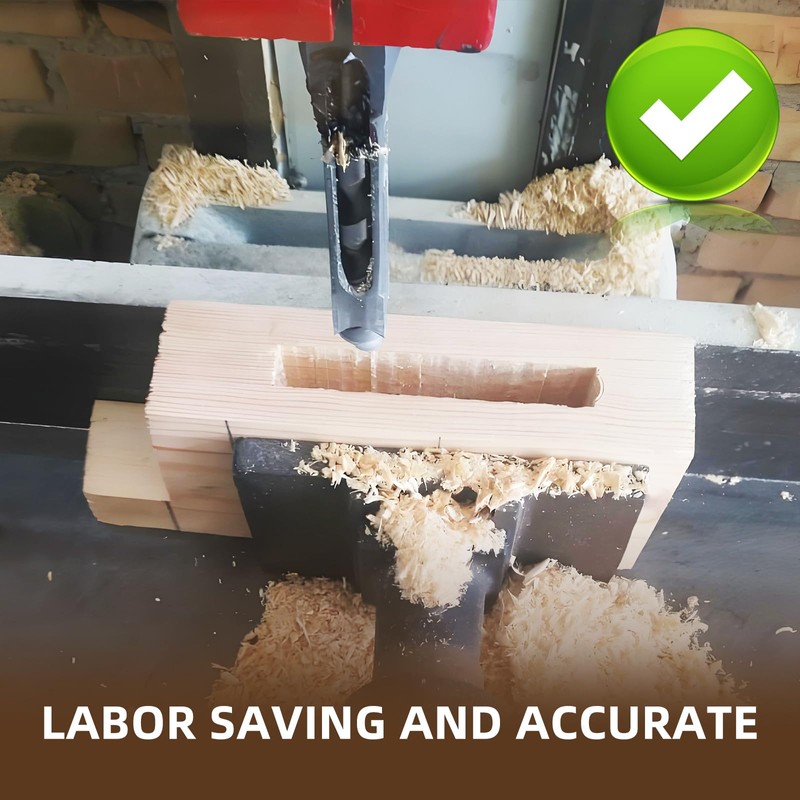 Square Hole Drill Bits, 7Pcs Wood Splitter Drill Bit Set,