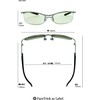 [FaceTrick az Label] カッコいい老眼鏡メタルナイロール UV/近赤外線/ブルーライトカット鯖江メーカー高性能レンズ老眼鏡 ガンメタリック/ライトブラウンレンズ RG0022-1LB +2.50