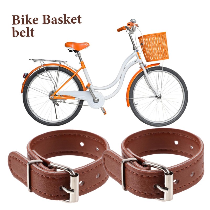 GANAZONO 1 Pair of Bike Basket Strap Front Handlebar Storage