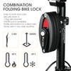 XIQI Folding Bike Lock, 85 cm Heavy Duty Alloy Steel,