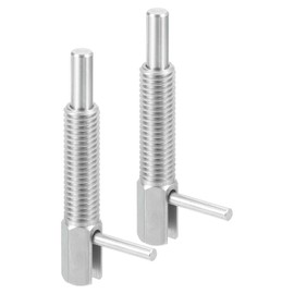 QUARKZMAN 2 Pieces Extendable Indexing Tension Pin M10L Spring Tension Pin Stainless Steel Spring Loaded Latch Telescopic Locking Pin for Mechanical Engineering Shipbuilding