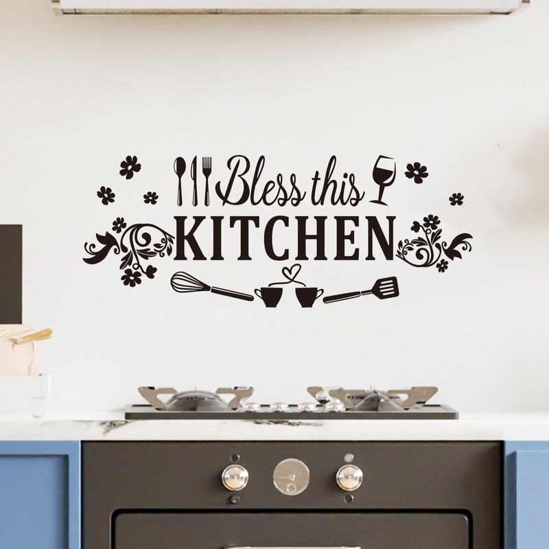 Bless Wall Stickers for Kitchen: Apply in Under 30 Min