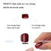 MERVF Toe Nail Press ons Toenails Fake Toe Nails White
