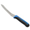 Winco Sof-Tek, 9" Offset Utility/Bread Knife, Soft Grip Handle