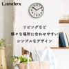 Landex YW9162SV Wall Clock, Radio Controlled, Analog, Mini Plus, Diameter