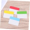 Operitacx 3pcs Bookmarks Stickers Stationery Reading Accessories Writable Tabs Office