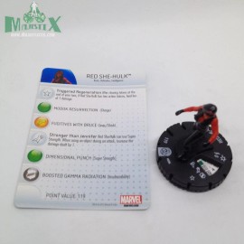 WizKids Heroclix Fear Itself set Red She-Hulk #006 Common figure w/card!
