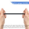 RCA to Speaker Wire, 18AWG 2 Pack RCA Male Plug