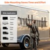 SMOQIO Ladder Rack for Trailer Enclosed, 4pcs Side Mount 400lb