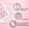 LoveOurHome 288pc Coffin Press on Nails Short Fake Nails with