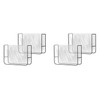 Exqufood 4 Pack Salon Chair Cover Protectors,Clear Square Hairdressing Chair