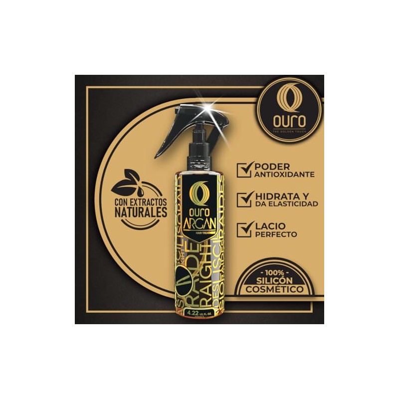 Ouro Tratamiento Seda Capilar con Aceite de Argán 125ml Paquete