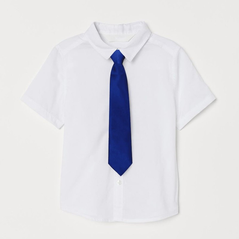 Diffaxy Children's Tie 28 cm, Pre-Tied Elastic Boys Tie Made