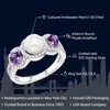 Gem Stone King 925 Sterling Silver Cultured Freshwater Pearl and