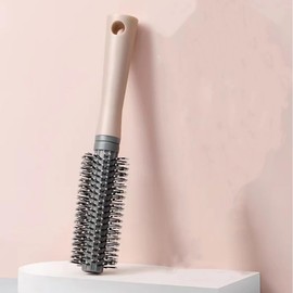 Round Hair Brush Radial Hairbrushes Curling Brush Styling Brush Massage Hairbrushes Hairbrush Round Small Round Hairbrush for Short Hair, Long Hair, Bangs, Beard, for Hair Volume and Shine (Pink)
