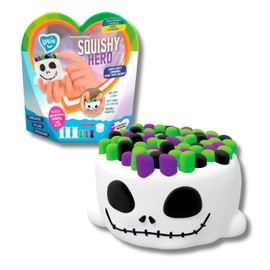 Lovin Create Your Own Squishy Ghost - Air Dry Clay Kit with 6 Modelling Clay Sticks, Sponge Base, 1 Modelling Tool - Play Dough Arts and Crafts for Kids Age 3 Years Plus