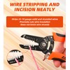 DIFFLIFE 10-22 AWG Wire Stripper Cutter Wire Stripping Tool And