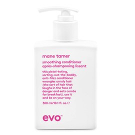 EVO Conditioner for smoothing frizz, unruly and coloured hair. Gives suppleness, shine and 300 ml reduces frizz. Vegan, without sulphates