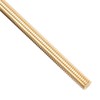 TOP-VIGOR 1Pc M6 x 250mm Male Brass Threaded Rod, All